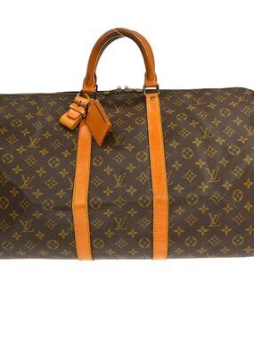 LOUIS VUITTON KEEPALL 55 TRAVEL HANDBAG MONOGRAM